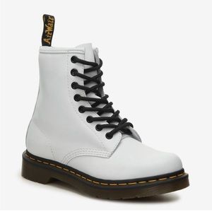 White leather Doc Martens 1460 never been worn